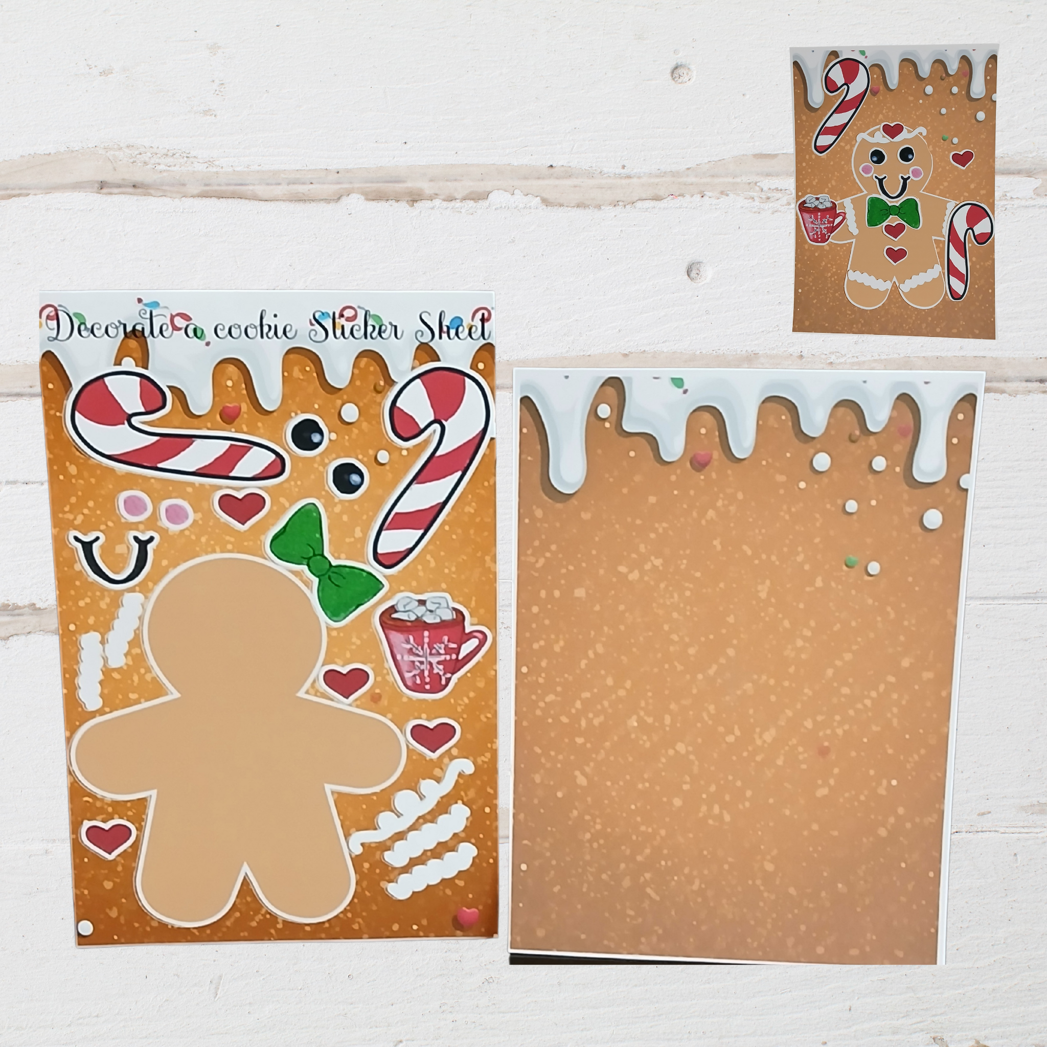 Decorate a Cookie Sticker Sheet