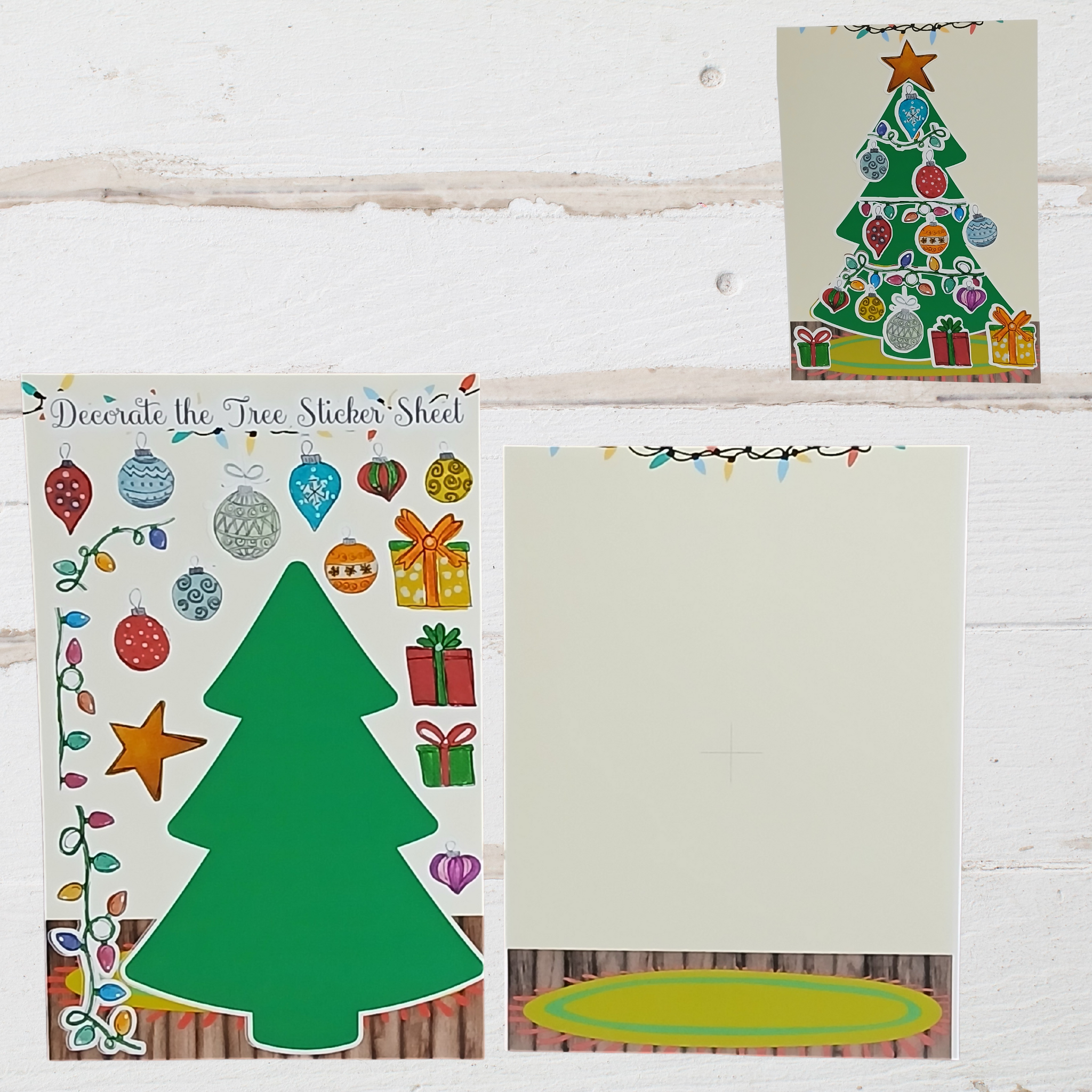 Decorate the Tree Sticker Sheet