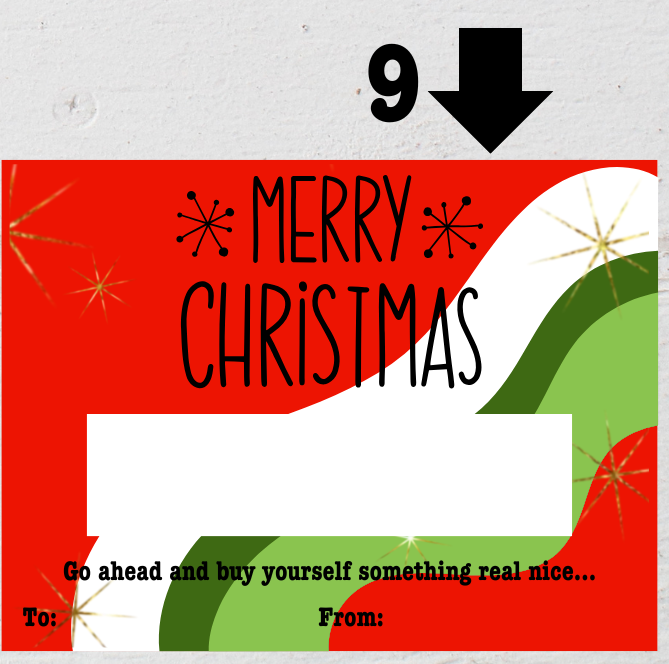 Holiday Money Holder