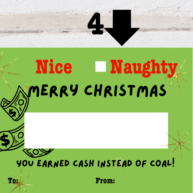 Holiday Money Holder