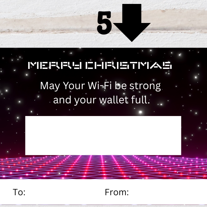 Holiday Money Holder