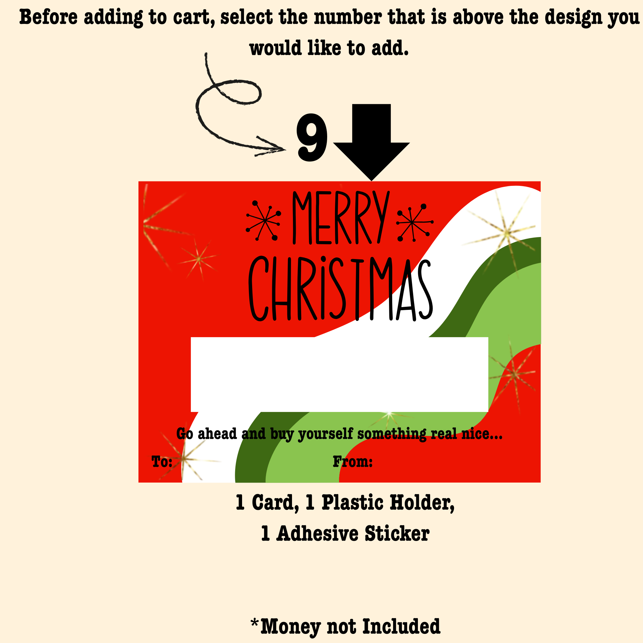 Holiday Money Holder