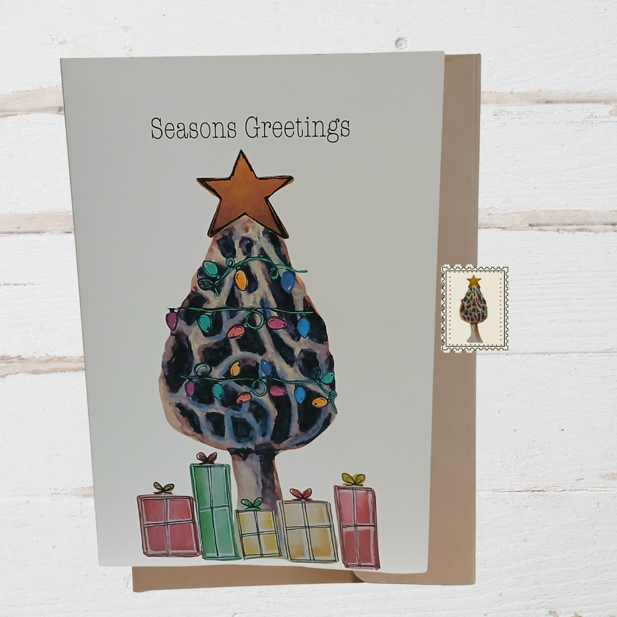 Morel Mushroom Holiday Greeting Card Set