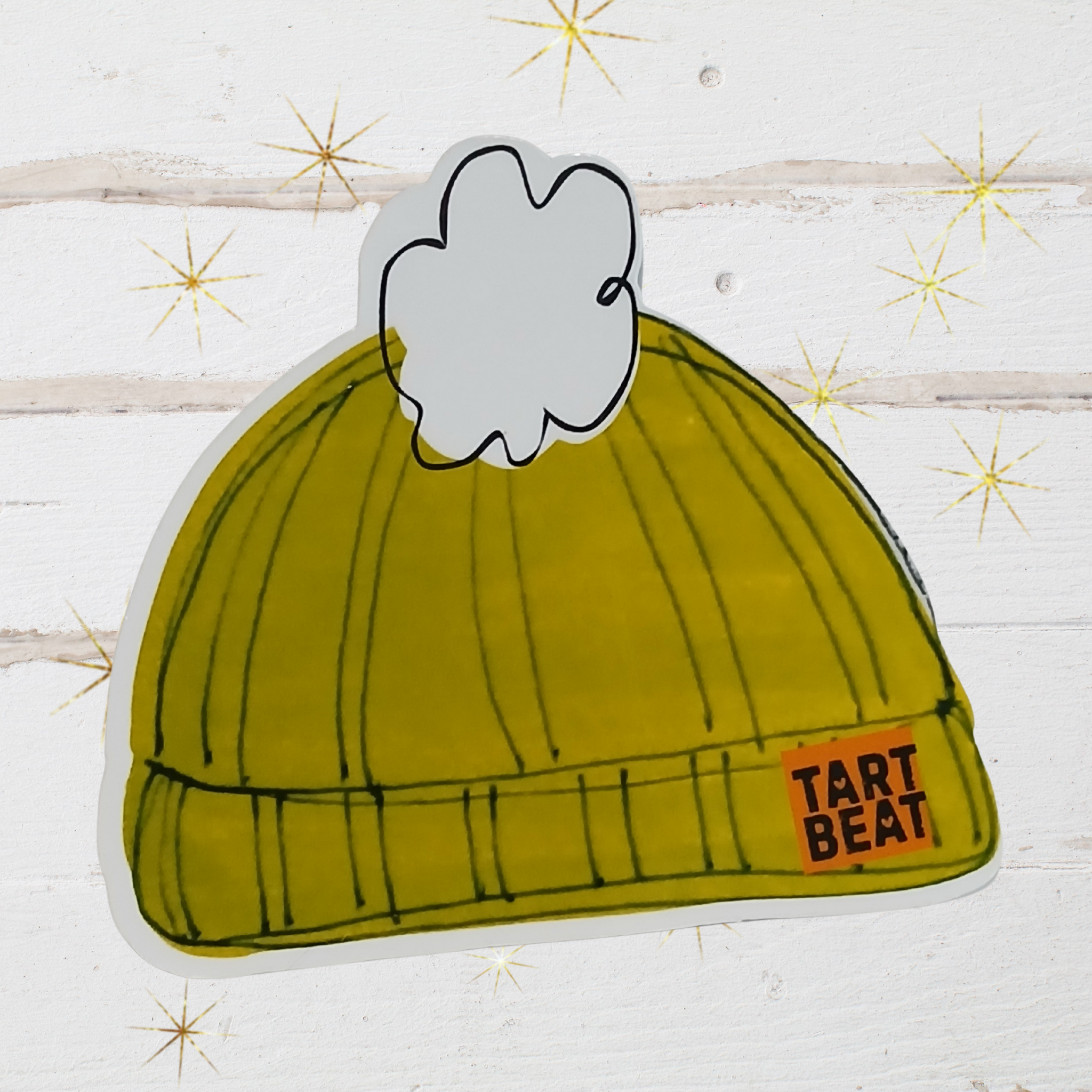 Tartbeat Winter Hat Sticker