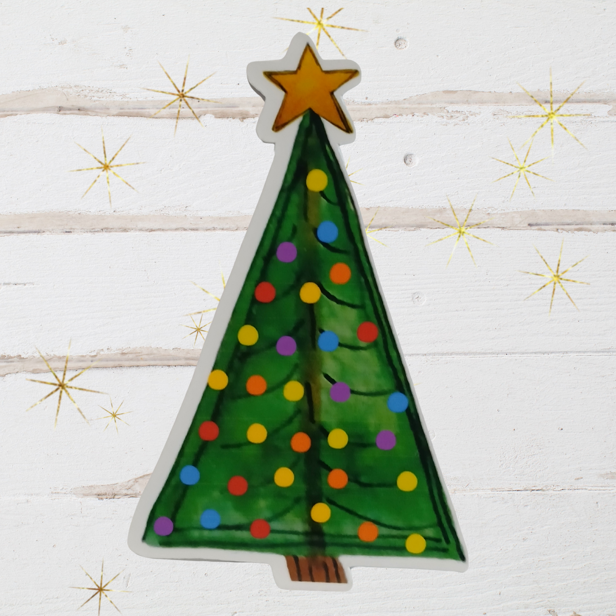 Light Up the Tree Sticker